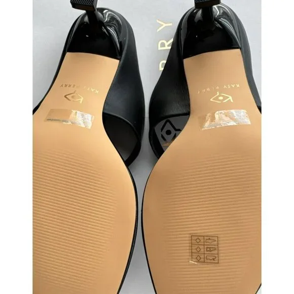 KATY PERRY The OCEANSIDE Low Rise Thong Black Sandal Size 9.5 - Picture 7 of 8
